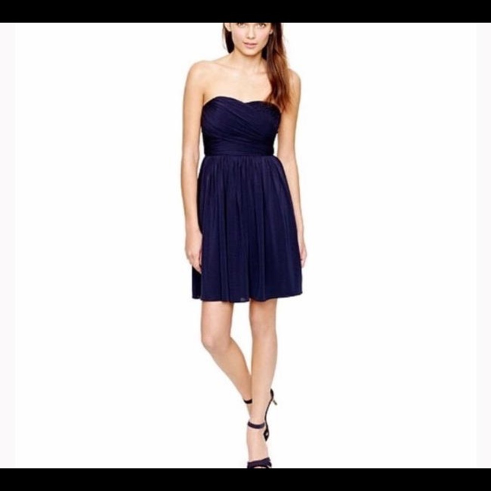 JCrew Marbella Newport Navy Dress Sz 16
